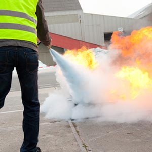 Using a Fire Extinguisher